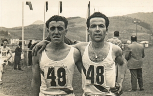 Castro Ruibal a la izquierda con Antonio Teixeira